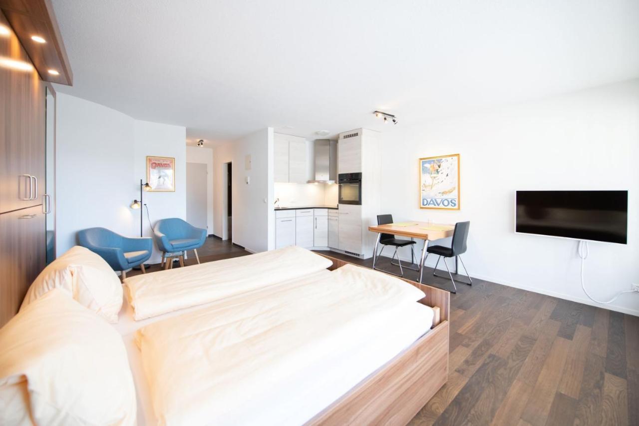 Ferienwohnungen, Carlton Am Park, Davos Platz Ngoại thất bức ảnh
